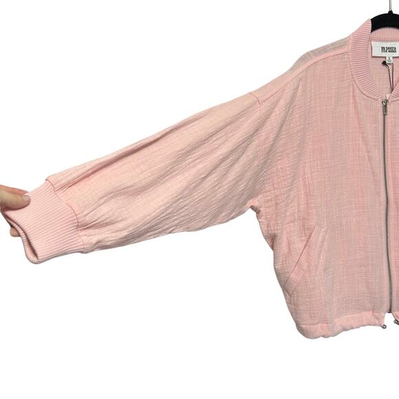 Steve Madden BB Dakota Down For The Gauze Jacket NWT Women's Sz S Rose Quartz - Picture 6 of 8